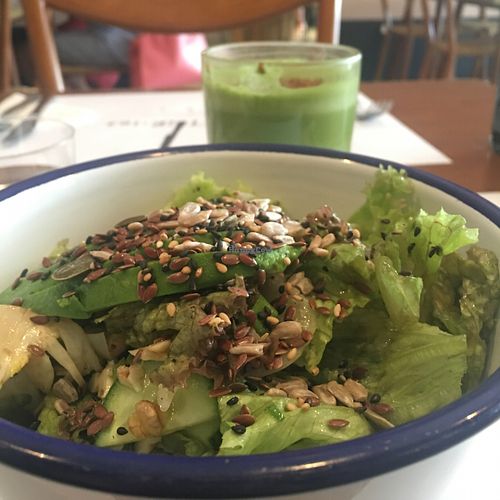yummy green salad at Comptoir 102 in Dubai