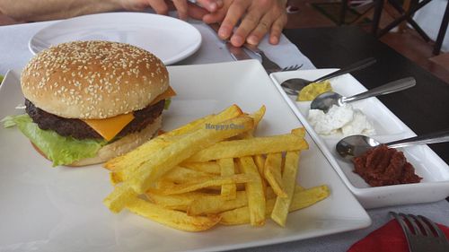 Burger at The Wala Room in Torremolinos