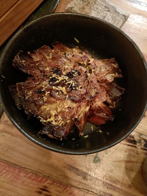 Entrante de alcachofa at Ardente Cocina & Obrador in La Linea De La Concepcion