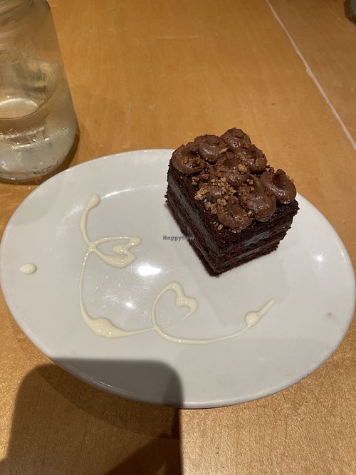 Vegan hazelnut cakee  at Mia's Brooklyn Bakery in Brooklyn