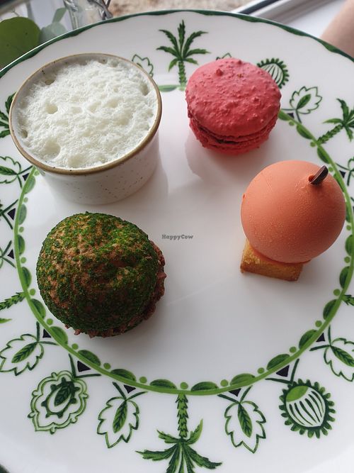 Desserts from the Vegan Afternoon tea at RenMor in Newquay