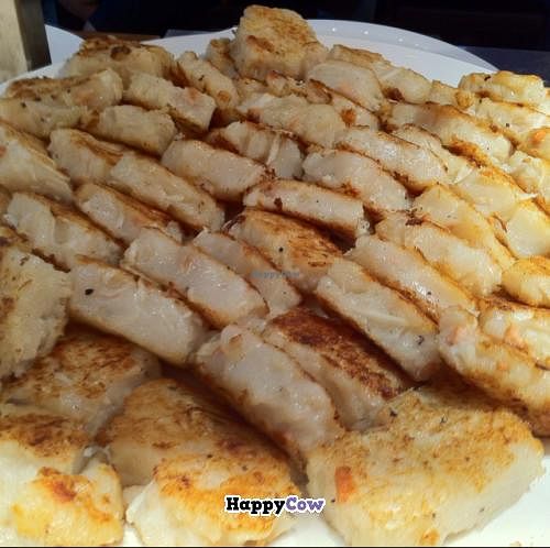 Turnip cake at SuDe VEG in Taipei