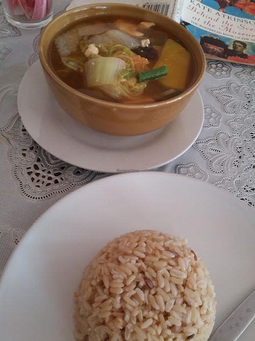 Gaeng Som (sour curry) at Fuang Vegetarian in Chiang Mai