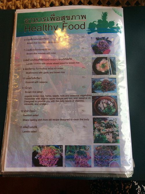 Healthy food 2 at Fuang Vegetarian in Chiang Mai