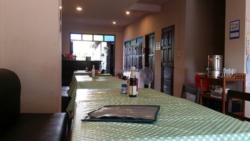 inside seating 2 at Fuang Vegetarian in Chiang Mai