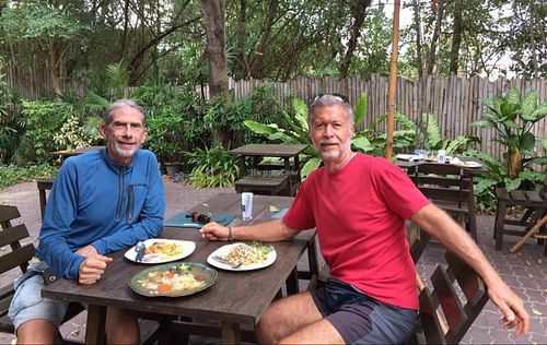 wonderful food every dish a masterpiece at Fuang Vegetarian in Chiang Mai