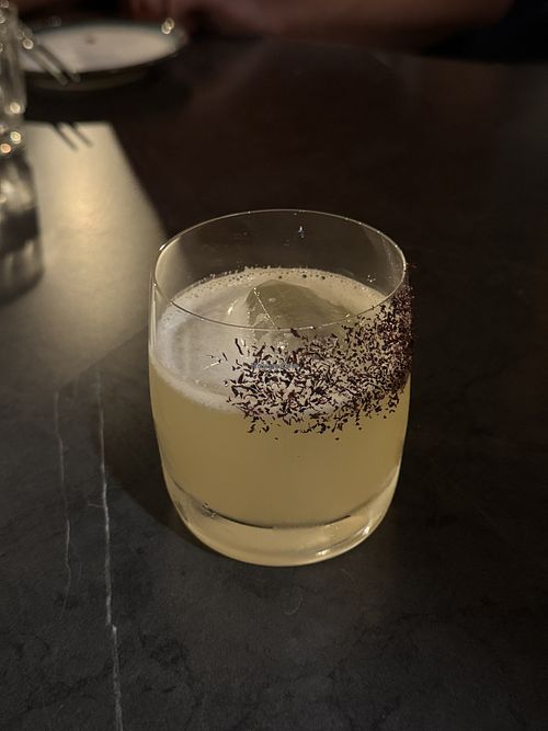 Margarita with a Japanese twistt  at Bincho Boss in Melbourne