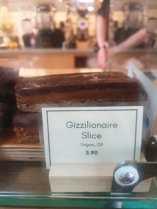 Vegan option at Wave House Cafe in Newquay