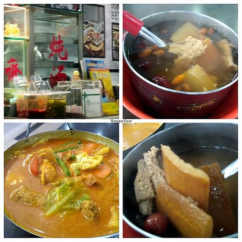 Assam Fish (Vegetarian) and Soup at Green Vegetarian 三德 - YewTee in West Singapore