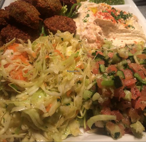 soooo much food! at Nish Nush in New York City