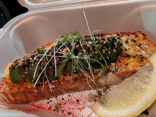 Tostado con palta y queso vegano at Beijaflor Casa de Comidas  in Termas Del Dayman