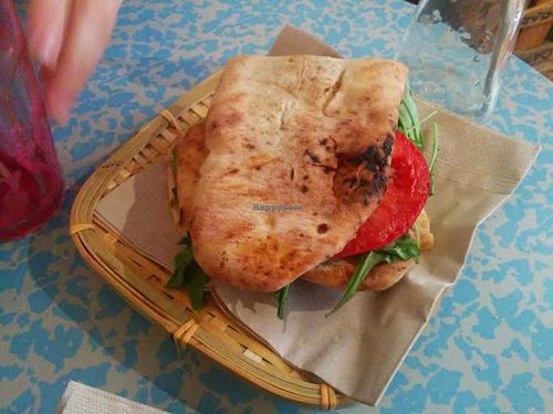 Bocadillo in Quinoa Bar in Barcelona at Quinoa in Barcelona