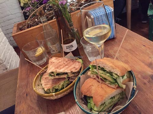 delicious sandwiches at Quinoa in Barcelona