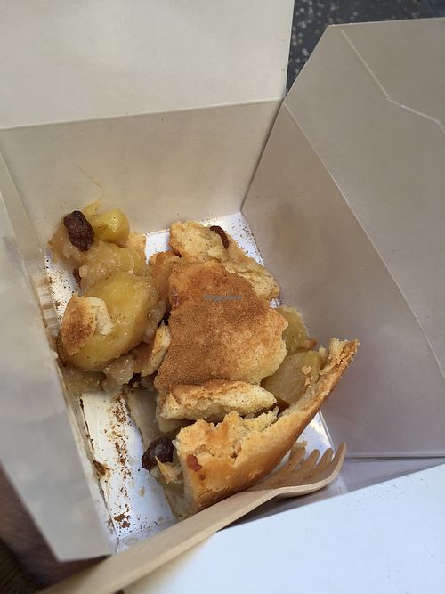 Apple pie takeaway!  at Quinoa in Barcelona
