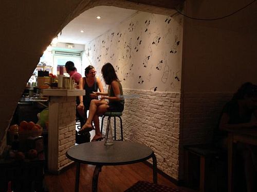 The bar at Quinoa in Barcelona