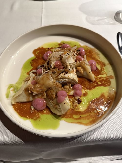 fennel and ravioli   at Restavracija Sedem in Maribor