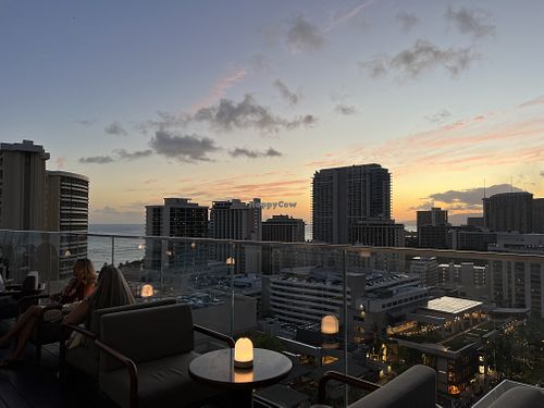 sunset view  at Sky Waikiki in Honolulu