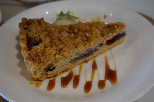 Blueberry Tart.  at Sasaya Cafe in Tokyo