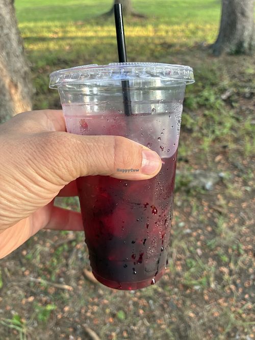 Hibiscus Agua-Fresca 🤤  at Las Adelitas in Poughquag