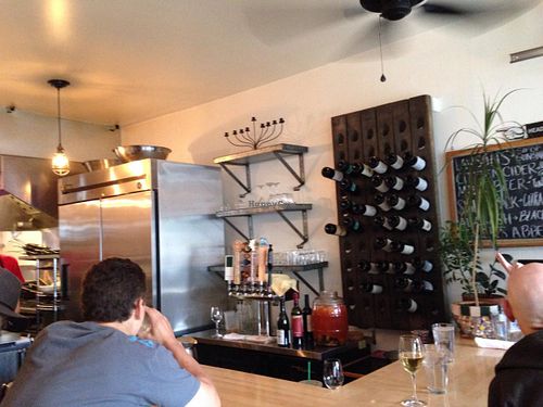 Bar area at Revolution Kitchen in Burlington