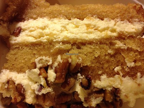 Vegan gluten free vanilla maple cake at Revolution Kitchen in Burlington