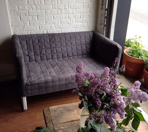 Waiting area at Revolution Kitchen in Burlington