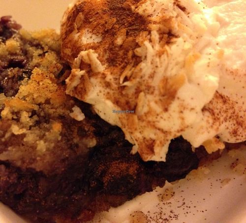 Blueberry tart - vegan and gluten free at Revolution Kitchen in Burlington