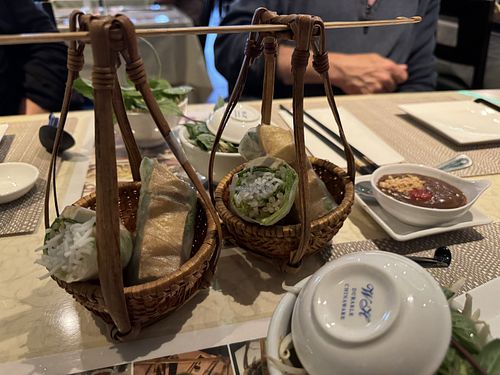 Spring rolls  at Jasmine Garden in San Francisco