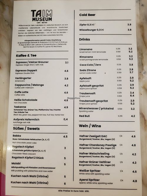  at Taïm Streetfood Cafe in Vienna