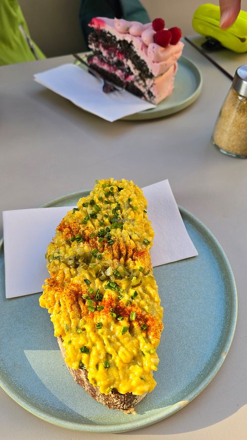 No-Egg bread - the BEST, big piece also! at ELOU in Vienna