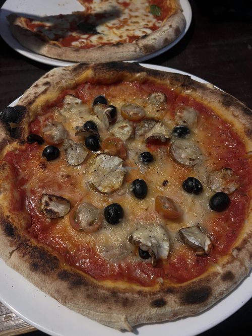 Artichoke pizza   at Tariff & Dale in Manchester