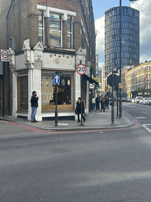 From the street  at Shoryu Ramen - Shoreditch in London