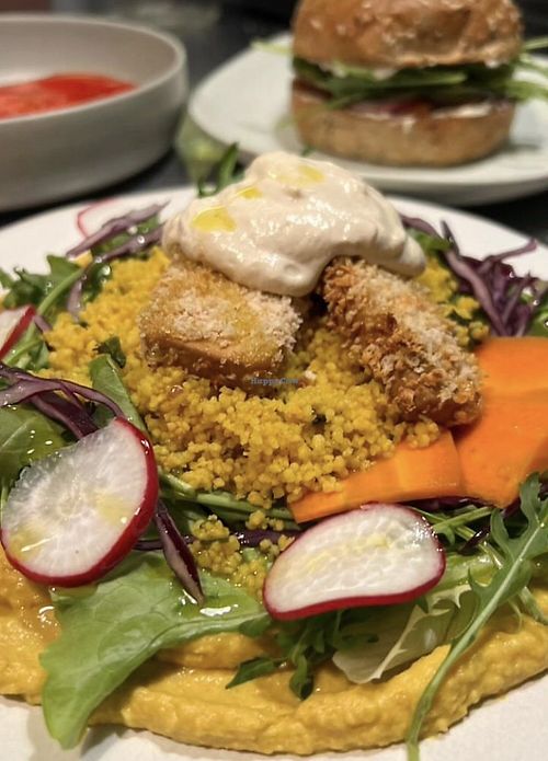 House dish - crispy tofu bowl  at GAL Cafe in Lisbon