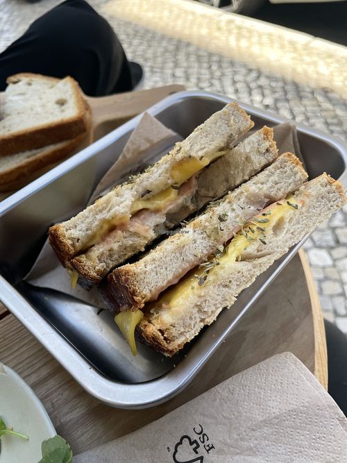 Ate the scram and started on the toasted mista before I remembered to take a photo  at GAL Cafe in Lisbon