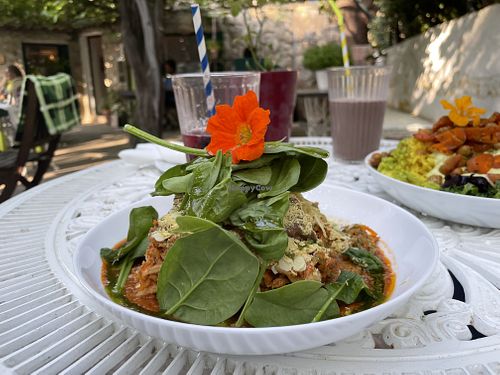 Lasagna  at Jardim de Borboletas in Santo Antonio Das Areias