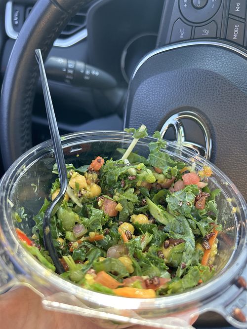 Chickpea salad - so good!   at Trader Joe's in Fair Oaks