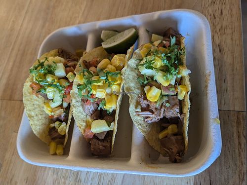 Jackfruit tacos at Taco Love in Davie