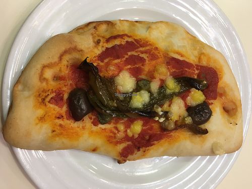 Bell pepper calzone at Ratatouille in Turin