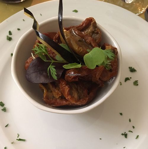 dried tomato platter at Ratatouille in Turin