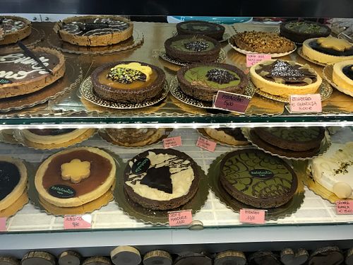 Some of the pastries at Ratatouille in Turin