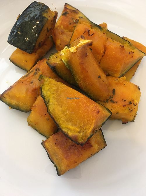 Baked pumpkin at Ratatouille in Turin