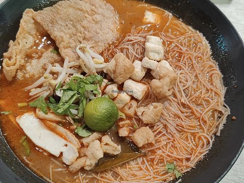 Mee Siam with Yuba 素米暹 at Saute & Mee in Northeast Singapore