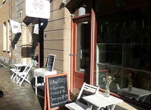 outside at Matapoteket in Stockholm