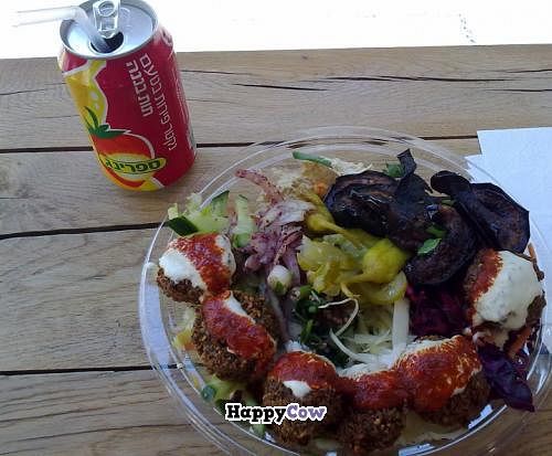 Pilpel Spitalfields - Falafel Meal With Aubergine at Pilpel - Spitalfields in East London