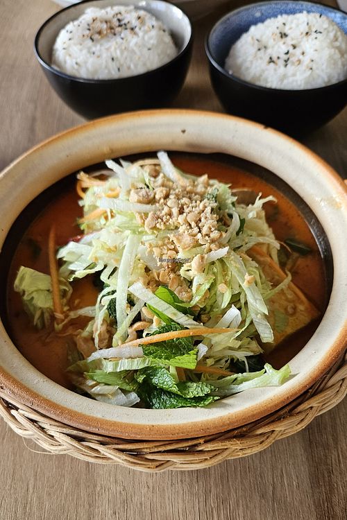 Red curry with tofu at Pho Co Vietnamese Kitchen in Neuss