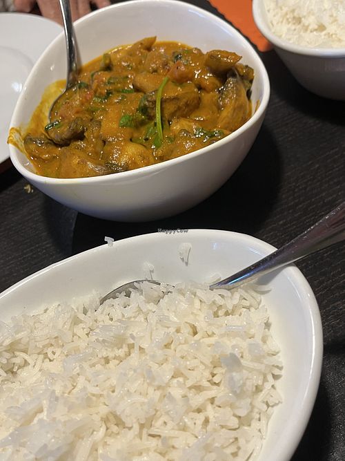 Nadia mushroom  at Curries Indian Cuisine in Clearwater
