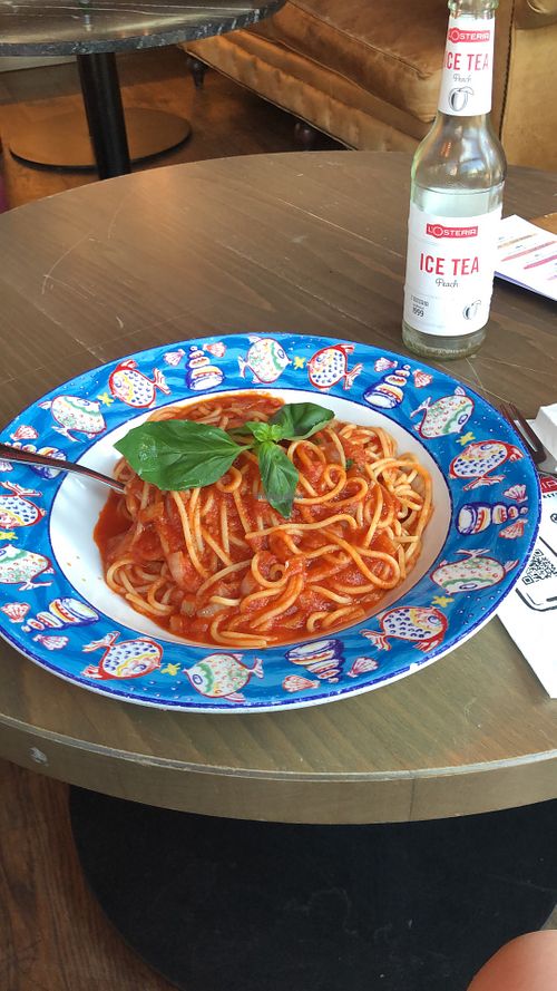 Pasta pomodoro  at L'Osteria - Freudplatz in Vienna