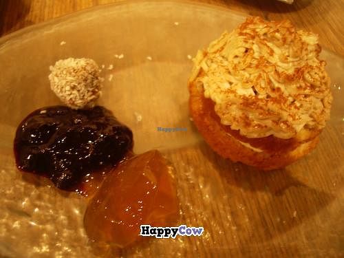 Vegan Mont blanc. at Bio Cafe in Tokyo