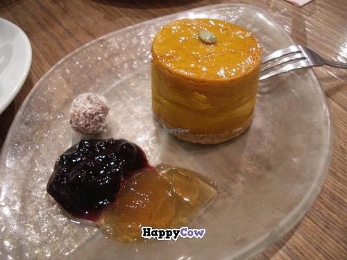 Pumpkin cake. at Bio Cafe in Tokyo