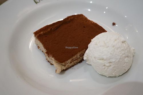 Tiramisu Bio (vegan). at Bio Cafe in Tokyo